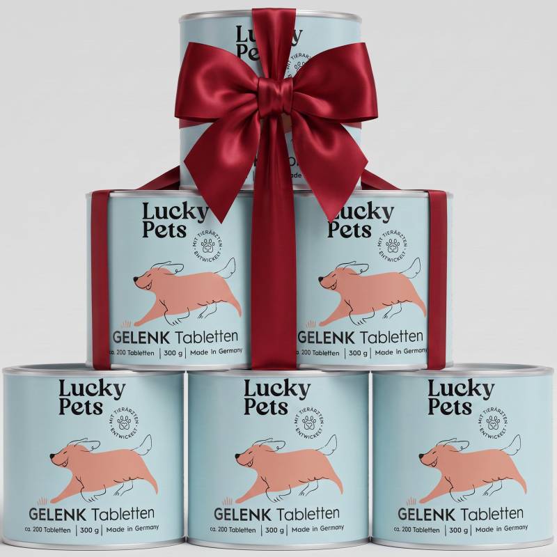 Lucky Pets Gelenktabletten - 6er Set Gelenktabletten 300 g Lucky Pets Gelenktabletten - 6er Set Gelenktabletten 300 g von LuckyPets