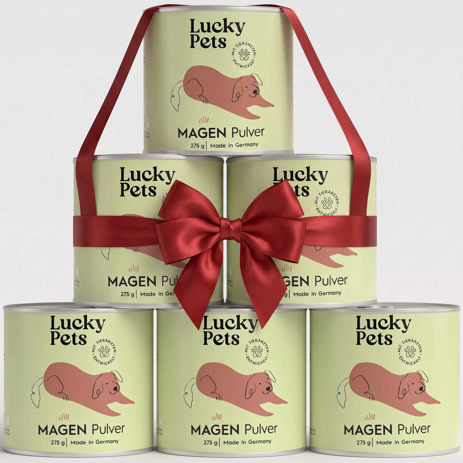 Lucky Pets Premium Magenpulver - 6er Set Magenpulver von LuckyPets