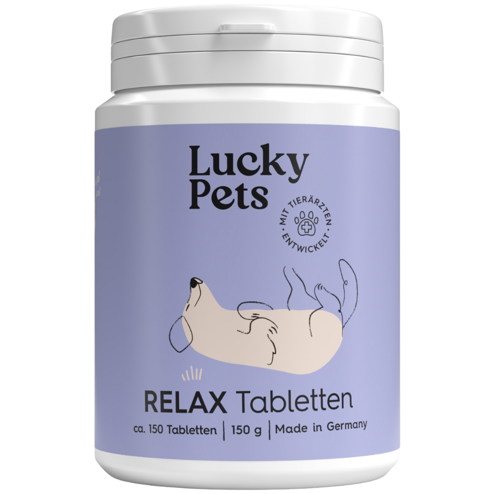 Lucky Pets Relax Tabletten - Beruhigungsmittel für Hunde mit L-Tryptophan, Baldrian & Hopfen - Lucky Pets Relax Tabletten Lucky Pets Relax Tabletten - Beruhigungsmittel für Hunde mit L-Tryptophan, Baldrian & Hopfen - Lucky Pets Relax Tabletten von LuckyPets