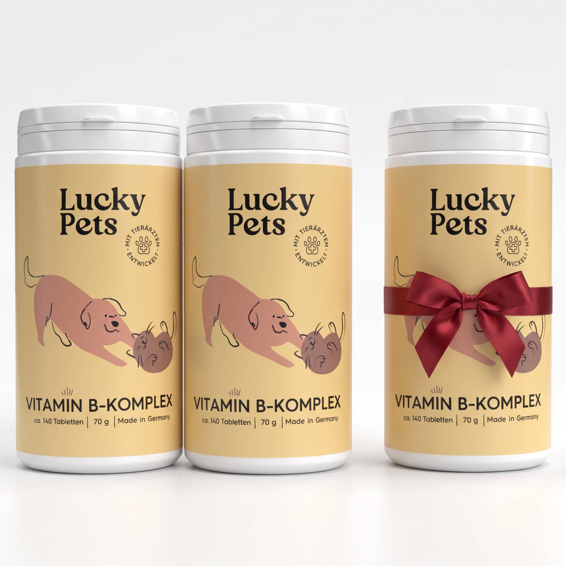 Lucky Pets Vitamin B-Komplex - 3er Set Vitamin B-Komplex von LuckyPets