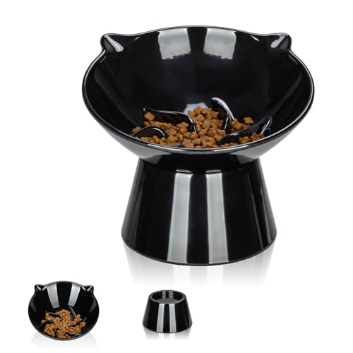 Luckypots Abnehmbarer Futternapf für Katzen und kleine Hunde, erhöhter Futternapf, geneigt, 17,8 cm groß, extra breit, erhöhter Futternapf, Schnurrhaarfreundlich, für Indoor-Katzen und kleine Hunde Luckypots Abnehmbarer Futternapf für Katzen und kleine Hunde, erhöhter Futternapf, geneigt, 17,8 cm groß, extra breit, erhöhter Futternapf, Schnurrhaarfreundlich, für Indoor-Katzen und kleine Hunde von LuckyPots