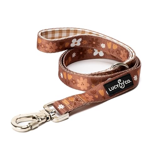 Lucy & Co. 152 cm lange Hundeleine – Schokoladenwiesen – Designer-Leine für große Hunde, kleine Hundeleine oder mittelgroße Hundeleine – Welpenleine – Hundezubehör – Hundezubehör (klein, braun und Lucy & Co. 152 cm lange Hundeleine – Schokoladenwiesen – Designer-Leine für große Hunde, kleine Hundeleine oder mittelgroße Hundeleine – Welpenleine – Hundezubehör – Hundezubehör (klein, braun und von Lucy & Co.