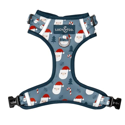 Lucy & Co. Niedliches Anti-Zieh-Geschirr mit Weihnachtsmann-Land-Frost-Motiv, für kleine, mittelgroße und große Hunde, erhältlich in XS - XL für kleine, mittelgroße und große Hunde (Größe XS, Lucy & Co. Niedliches Anti-Zieh-Geschirr mit Weihnachtsmann-Land-Frost-Motiv, für kleine, mittelgroße und große Hunde, erhältlich in XS - XL für kleine, mittelgroße und große Hunde (Größe XS, von Lucy & Co.