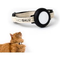LucyBalu DORI AirTag Katzenhalsband (Nylon) sand von LucyBalu