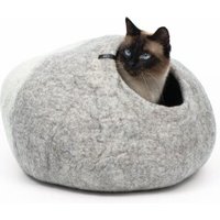 LucyBalu PEBBLE Katzenhöhle aus Filz grau/ weiß LucyBalu PEBBLE Katzenhöhle aus Filz grau/ weiß von LucyBalu