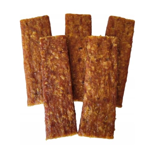 Trockenfleisch für den Hund - 10 Stück - Perlhuhn getrocknetes Fleisch für Hunde - Dörrfleisch für Hunde - Hundeleckerlis - Kausnacks - 100% natürlich - Lucze Premium Hundesnacks von Lucze