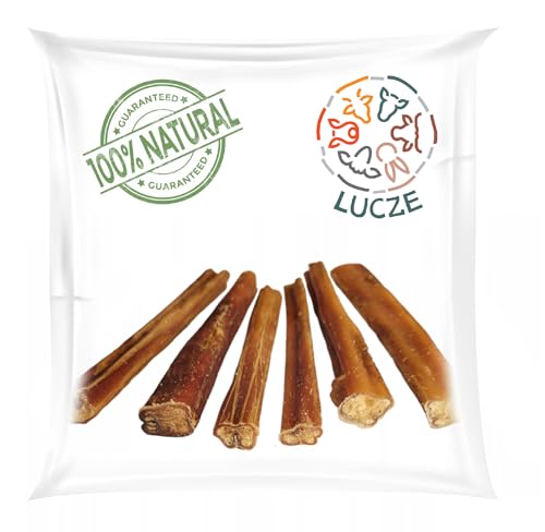 Kalbsziemer wie Ochsenziemer für Hunde 12cm Kaustangen hart natürlicher Kausnack Eigenherstellung Lucze von Lucze