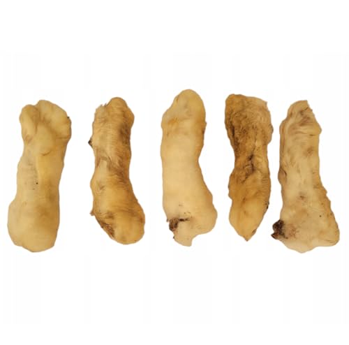 Kaninchenpfoten wie Kaninchenohren mit Fell - 5 Stück - Kauartikel für Hunde - Hundeleckerli - hypoallergenes Hundefutter - Natur Kausnack - Lucze Premium Kauartikel Kaninchenpfoten wie Kaninchenohren mit Fell - 5 Stück - Kauartikel für Hunde - Hundeleckerli - hypoallergenes Hundefutter - Natur Kausnack - Lucze Premium Kauartikel von Lucze