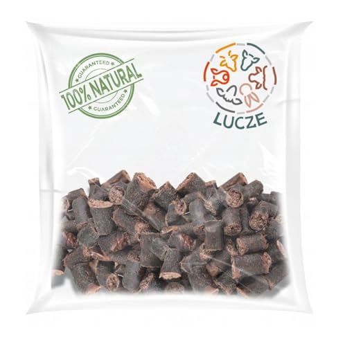 Lucze, Mini Rolls für Hunde, knusprige Hundeleckerlis zum Training, Getreidefrei & 100 % Natürlich, Premium Hundesnack (500g, Wildfleisch) von Lucze