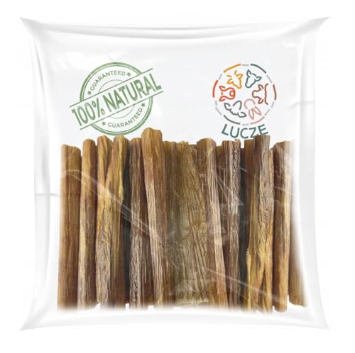 Lucze Pferdedärme für Hunde 1kg, weiche Kauartikel vom Pferd ca. 15 cm, Gesunder Hundesnack für Welpen, kleine Hunde & Senioren – Getreidefrei, Naturbelassen, sehr Dünn (1kg, Pferdedarm dünn) von Lucze