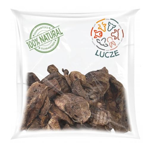 Lucze, Getrocknete Pferdelungen für Hund 1kg, 100% Natürlicher Kausnack, Hypoallergen, Zahnpflege für Hunde, Langanhaltender Kauspaß, Leckerli für Empfindliche Hunde, Ohne Künstliche Zusätze von Lucze