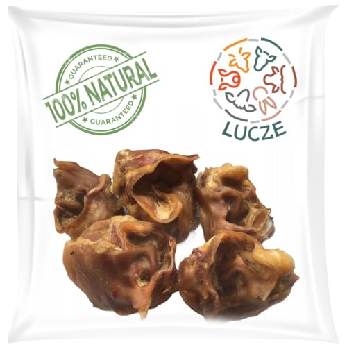 Schweineohrmuscheln Hunde - Schweineohren getrocknet - Kauartikel Hunde - Hundeleckerlis - natürliche Leckereien - Kauohren - Lucze Premium Hundesnacks (1000g, Schweineohrmuschlen) von Lucze