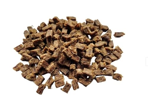 Trainingsleckerli Hunde - getrocknete Trainingshappen - 500g - Hundeleckerli für Training - Trainingswürfel hart - Trainingsknöchelchen - für - Lucze Premium Hundesnack (500, Rind) von Lucze