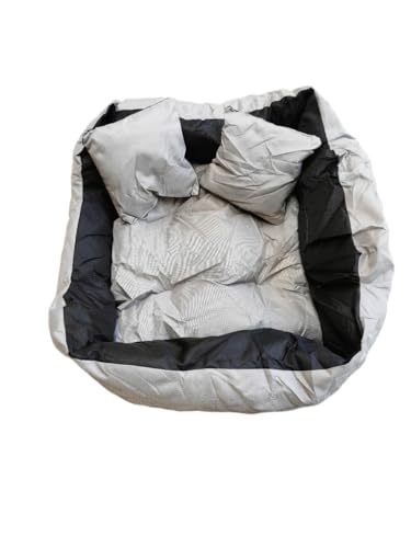 LudwigLacke Rechteckiges Hundebett, 51 x 42 x 21 cm, Grau von LudwigLacke