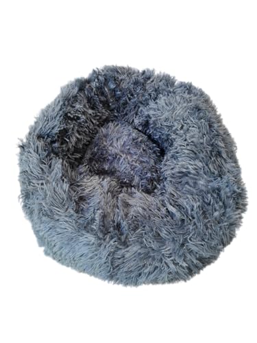 LudwigLacke Rundes Hundebett, 50 cm Durchmesser, grau, aus Polypropylen-Baumwoll-Polyester-Gewebe von LudwigLacke