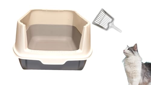 Offenes Katzenklo 50 x 40 x 40 cm- Praktische Katzentoilette für jeden Haushalt von LudwigLacke