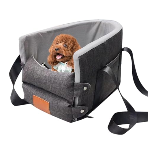 Hundeerhöhung Autositz Mittelkonsole Hund Autositz mit Geschirr Tragbare Hunde Reise Tragetasche Bett Hundeerhöhung Autositz Mittelkonsole Hund Autositz mit Geschirr Tragbare Hunde Reise Tragetasche Bett von Lueear