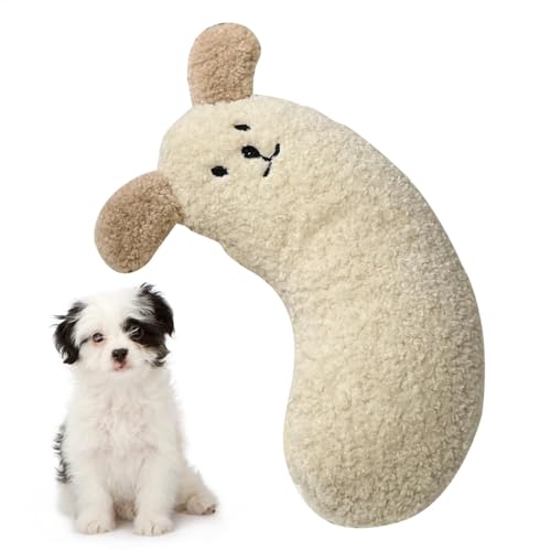 Lueear Beruhigungskissen für Hunde, U-förmiges Hundekissen, Katzenkissen für Innenkatzen, beruhigend, bequem, Plüsch-Nackenkissen, gebogen, weich, Beruhigungskissen, halber Donut-Katzen- und Lueear Beruhigungskissen für Hunde, U-förmiges Hundekissen, Katzenkissen für Innenkatzen, beruhigend, bequem, Plüsch-Nackenkissen, gebogen, weich, Beruhigungskissen, halber Donut-Katzen- und von Lueear