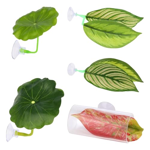 Lueear Betta Bed – verstellbare Betta-Blatt-Hängematte, Fischspielzeug-Set, Unterschlupf, dekorativ für Zuhause, , Süßwasserzucht, Spielen, Hobbyisten, Haustier, Corydora- von Lueear