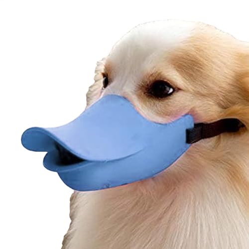 Lueear Duckbill Maulkorb für Hunde, bissfest, mit verstellbarem Riemen, weicher Silikon-Maulkorb, Entenschnabel-Mundabdeckung für kleine, mittelgroße und große Hunde Lueear Duckbill Maulkorb für Hunde, bissfest, mit verstellbarem Riemen, weicher Silikon-Maulkorb, Entenschnabel-Mundabdeckung für kleine, mittelgroße und große Hunde von Lueear