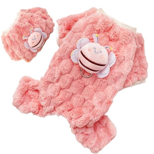 Lueear Hundepullover mit Cartoon-Bienen-Motiv, süße Hundejacke, warmer Hundemantel, Welpenpullover für Familie, Freunde, Zuhause Lueear Hundepullover mit Cartoon-Bienen-Motiv, süße Hundejacke, warmer Hundemantel, Welpenpullover für Familie, Freunde, Zuhause von Lueear