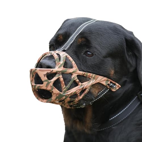 Lueear Korbmaulkorb für Hunde | Trainingsmaulkorb für mittelgroße Hunde – verstellbarer, stabiler Hundemaulkorb zum Beißen, Kauen, Bellen, Hund kann hecheln und trinken Lueear Korbmaulkorb für Hunde | Trainingsmaulkorb für mittelgroße Hunde – verstellbarer, stabiler Hundemaulkorb zum Beißen, Kauen, Bellen, Hund kann hecheln und trinken von Lueear