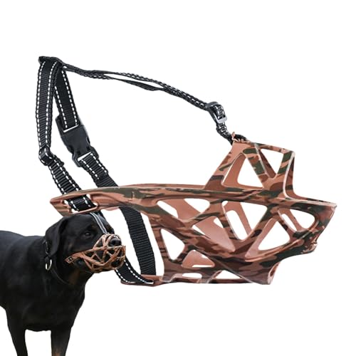 Lueear Maulkorb für Hunde, kein Bellen, verstellbar, atmungsaktiv, ermöglicht Hecheln, Trinkmaulkorb für Fellpflege und Training, verhindert Beißen, Wildtier-Savenging Lueear Maulkorb für Hunde, kein Bellen, verstellbar, atmungsaktiv, ermöglicht Hecheln, Trinkmaulkorb für Fellpflege und Training, verhindert Beißen, Wildtier-Savenging von Lueear