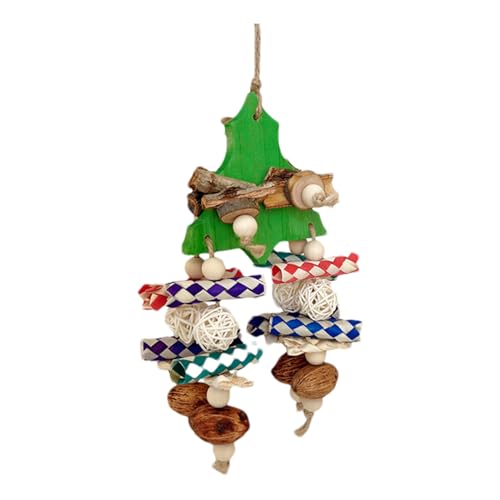 Lueear Vogel-Sittich-, Nymphensittich-Spielzeug, Holz-Käfig-Kauspielzeug – mehrfarbiges Kauzubehör, Spielerlebnis für Sittiche, Wellensittiche, Wellensittiche Lueear Vogel-Sittich-, Nymphensittich-Spielzeug, Holz-Käfig-Kauspielzeug – mehrfarbiges Kauzubehör, Spielerlebnis für Sittiche, Wellensittiche, Wellensittiche von Lueear