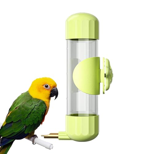 Lueear Vogelkäfig-Wasserspender – 200 ml Automatischer Vogelfutterspender für Käfig – Transparenter automatischer Nymphensittich-Wasserspender mit Zündstift-Design Lueear Vogelkäfig-Wasserspender – 200 ml Automatischer Vogelfutterspender für Käfig – Transparenter automatischer Nymphensittich-Wasserspender mit Zündstift-Design von Lueear