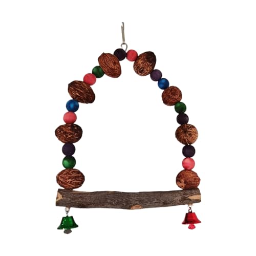 Lueear Vogelsitzstange – natürliche Sitzstangen für Sittiche | mit Rattan-Ball, Spielplatz-Ständer, Spielzeug für Outdoor-Fenstertraining, Nesting Roosting Lueear Vogelsitzstange – natürliche Sitzstangen für Sittiche | mit Rattan-Ball, Spielplatz-Ständer, Spielzeug für Outdoor-Fenstertraining, Nesting Roosting von Lueear