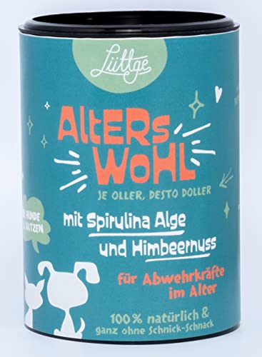 Lüttge Alterswohl - für Abwehrkräfte im Alter mit Spirulina Alge und Himbeere - aus Deutschland - 100% natürlich von Lüttge