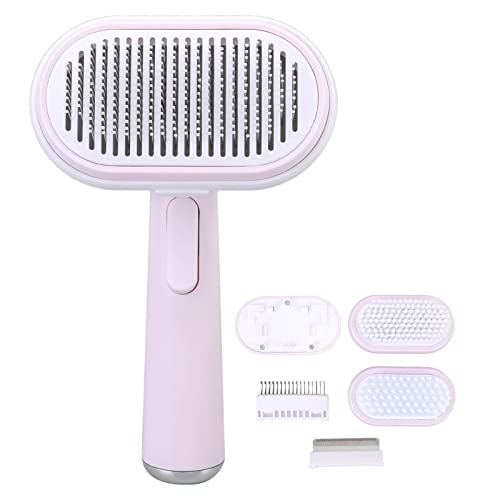 Lufodon 5 in 1 Haustier -Pflegepinsel mit einem Haarentfernung Slicker Pinsel für Hunde Katzen Massage und Knotenentfernung von Lufodon