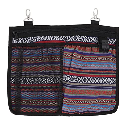 Lufodon Abnehmbare Haustierkäfig -Aufbewahrungsbeutel Mehrfarbige Leinwand Hanging Organizer für Hundekatzezubehör Zubehör von Lufodon
