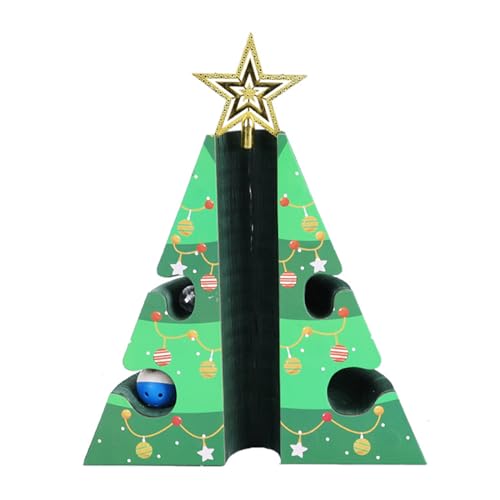 Lufodon Holiday Tree – geformter Katzenkratzer mit Ball, umweltfreundlicher Kratzbaum aus Wellpappe für Katzen, zum Spielen und Ausruhen Lufodon Holiday Tree – geformter Katzenkratzer mit Ball, umweltfreundlicher Kratzbaum aus Wellpappe für Katzen, zum Spielen und Ausruhen von Lufodon
