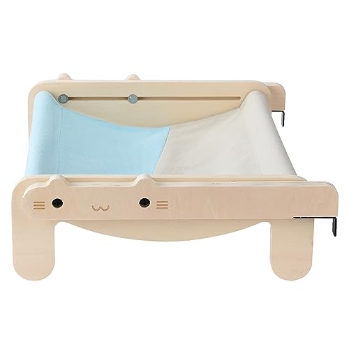 Lufodon Massivholz-Haustierbett, neues Modell, Katzennest, Hundebett, hängendes Katzenbett, Vier Jahreszeiten, universell, abnehmbare, waschbare Katzenhängematte Lufodon Massivholz-Haustierbett, neues Modell, Katzennest, Hundebett, hängendes Katzenbett, Vier Jahreszeiten, universell, abnehmbare, waschbare Katzenhängematte von Lufodon