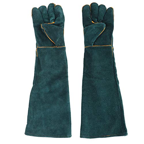Lufodon Premium-Lederhandschuhe für den Umgang mit Reptilien und Vögeln, Schutzausrüstung für die Falknerei, Sicherheitszubehör für Tierbisse Lufodon Premium-Lederhandschuhe für den Umgang mit Reptilien und Vögeln, Schutzausrüstung für die Falknerei, Sicherheitszubehör für Tierbisse von Lufodon
