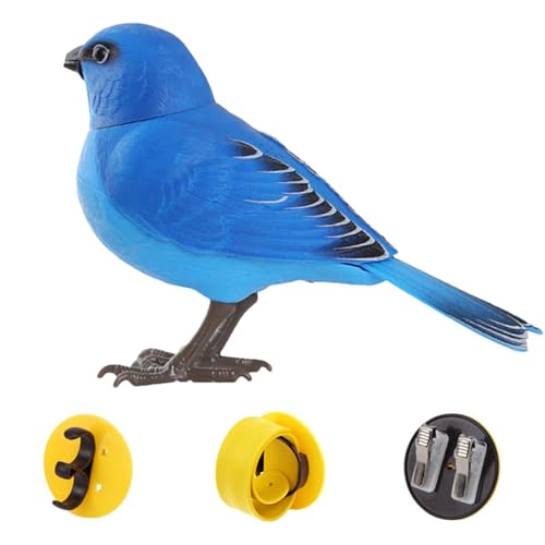 Luieonm Elektronisches Vogelspielzeug, elektrische , elektrisches singendes und zwitscherndes Vogelspielzeug, Bewegungs- und Geräuschaktivierung, realistische Dekoration für Zuhause, Büro Luieonm Elektronisches Vogelspielzeug, elektrische , elektrisches singendes und zwitscherndes Vogelspielzeug, Bewegungs- und Geräuschaktivierung, realistische Dekoration für Zuhause, Büro von Luieonm