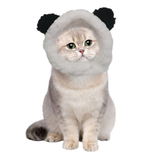 Luieonm Haustier-Kopfbedeckung, Warmer Bärenhut, verstellbar, lustiger Katzenbär für mittelgroße Hunde, kleine Welpen, Haustiere, Katzen Luieonm Haustier-Kopfbedeckung, Warmer Bärenhut, verstellbar, lustiger Katzenbär für mittelgroße Hunde, kleine Welpen, Haustiere, Katzen von Luieonm