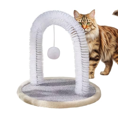 Luieonm Katzengesichtskratzer – Katzenbogen-Pflegebürste mit Kratzunterlage | bissfestes Kätzchen-Kratzspielzeug, Haustierbedarf für mittelgroße, kleine Kätzchen Luieonm Katzengesichtskratzer – Katzenbogen-Pflegebürste mit Kratzunterlage | bissfestes Kätzchen-Kratzspielzeug, Haustierbedarf für mittelgroße, kleine Kätzchen von Luieonm