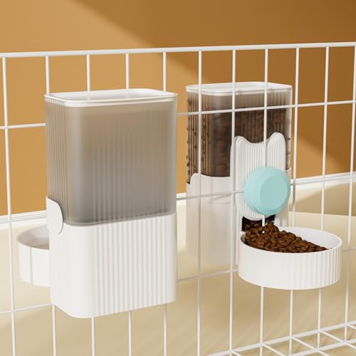 Luismia Automatischer Futter-/Wasserspender zum Aufhängen, abnehmbarer automatischer Schwerkraft-Futterspender und Bewässerungs-Set, 1 l, für Welpen, Katzen, Frettchen, Kaninchen, Meerschweinchen Luismia Automatischer Futter-/Wasserspender zum Aufhängen, abnehmbarer automatischer Schwerkraft-Futterspender und Bewässerungs-Set, 1 l, für Welpen, Katzen, Frettchen, Kaninchen, Meerschweinchen von Luismia