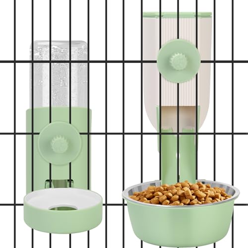 Luismia Automatischer Futter-/Wasserspender zum Aufhängen, mit separatem Futternapf und 500 ml Bewässerung, automatische Futterschale für Welpen, Katzen, Frettchen, Kaninchen, Meerschweinchen, kleine Luismia Automatischer Futter-/Wasserspender zum Aufhängen, mit separatem Futternapf und 500 ml Bewässerung, automatische Futterschale für Welpen, Katzen, Frettchen, Kaninchen, Meerschweinchen, kleine von Luismia