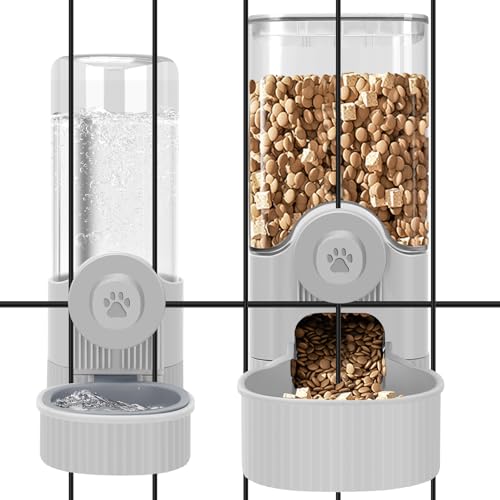 Luismia Automatischer Futter-Wasserspender zum Aufhängen, 1,2 l, selbstfütternder Futterspender und 0,52 l Bewässerungs-Set, Kiste, automatischer Futterspender für Welpen, Katzen, Frettchen, Kaninchen Luismia Automatischer Futter-Wasserspender zum Aufhängen, 1,2 l, selbstfütternder Futterspender und 0,52 l Bewässerungs-Set, Kiste, automatischer Futterspender für Welpen, Katzen, Frettchen, Kaninchen von Luismia