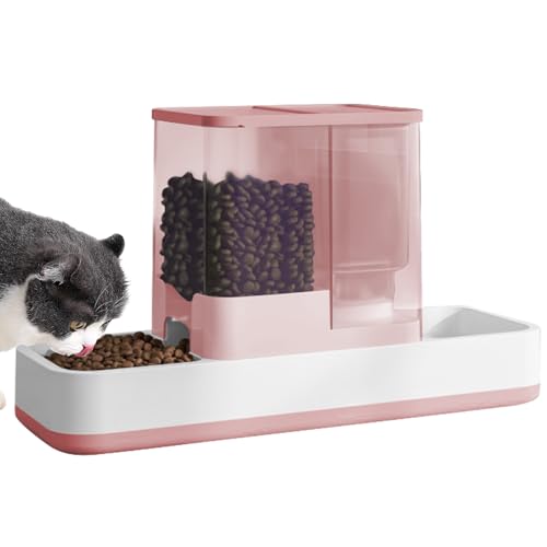 Luismia Automatischer Futterspender und Wasserspender für kleine Haustiere, 2-in-1, Schwerkraft-Katze, Auto, Katze, kleine, mittelgroße Hunde, Futterstation und Bewässerungs-Set, Futternapf für Luismia Automatischer Futterspender und Wasserspender für kleine Haustiere, 2-in-1, Schwerkraft-Katze, Auto, Katze, kleine, mittelgroße Hunde, Futterstation und Bewässerungs-Set, Futternapf für von Luismia
