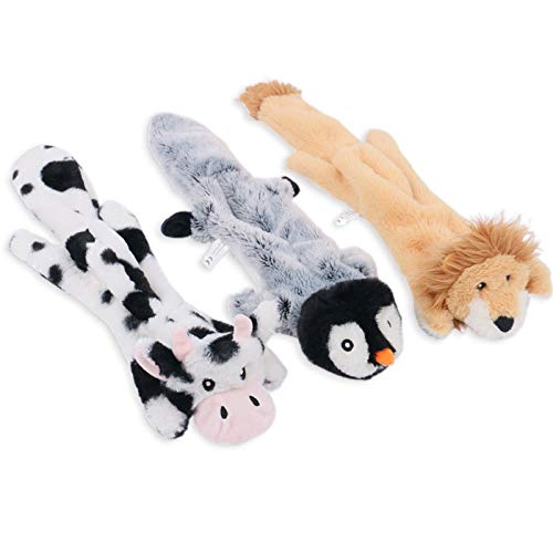 Lukasz 3 Stück Simulation für Tiere, 45 cm, für Haustiere, Plüsch, Waschbär, Eichhörnchen, Leder, Schale, Produkte für Haustiere von Lukasz