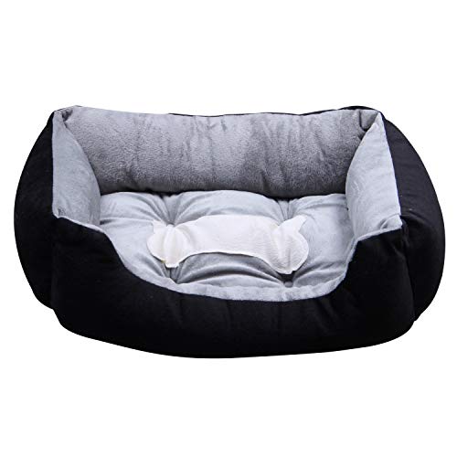 Lukasz Extra Luxury Bed Cushion Soft Mat Warmer Sneaker, Farbe: Schwarz, Größe: XXS von Lukasz