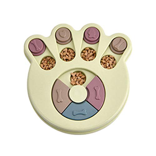 Lukasz Pet Food Dispenser Dog Bowl Multifunction Pädagogisches Hundespielzeug Puzzle Platter Training Grün von Lukasz
