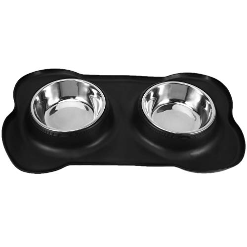 Lukasz Schwarz Neue Hunde Napf Kein VerschüTten rutschfeste Silikon Werkzeug Haustier Versorgung Praktische Ungiftige Futter Napf von Lukasz