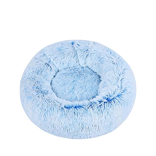 Lukery Hundebett Katzenbett Flauschig Rund aus Plüsch, Kuscheliges Donut Hundekissen und Katzenkissen Weiches Plüsch Hundeliege für Kleine, Mittelgroße und Große Haustiere (110CM,Farbverlauf blau) Lukery Hundebett Katzenbett Flauschig Rund aus Plüsch, Kuscheliges Donut Hundekissen und Katzenkissen Weiches Plüsch Hundeliege für Kleine, Mittelgroße und Große Haustiere (110CM,Farbverlauf blau) von Lukery