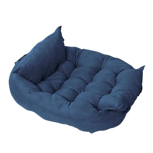 Lukery Hundebett Katzenbett Flauschig Rund aus Plüsch, Kuscheliges Donut Hundekissen und Katzenkissen Weiches Plüsch Hundeliege für Kleine, Mittelgroße und Große Haustiere (XL-75x55cm,Dunkelblau) Lukery Hundebett Katzenbett Flauschig Rund aus Plüsch, Kuscheliges Donut Hundekissen und Katzenkissen Weiches Plüsch Hundeliege für Kleine, Mittelgroße und Große Haustiere (XL-75x55cm,Dunkelblau) von Lukery