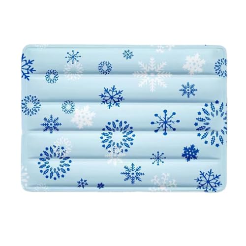Lukery Pet Cooling Mats Cartoon, Reusable Self Cooling Pad for Dogs Cats in Hot Summer, Easy-Fold Pet Cool Mat for Crates, Kennels and Beds,Portable and Washable (Blau,30x40cm) von Lukery